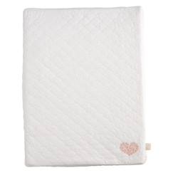 Puériculture-Matelas à langer en coton avec serviette - petit coeur