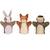 Marionnettes écureuil, lapin et hérisson Multicolore 1 - vertbaudet enfant 