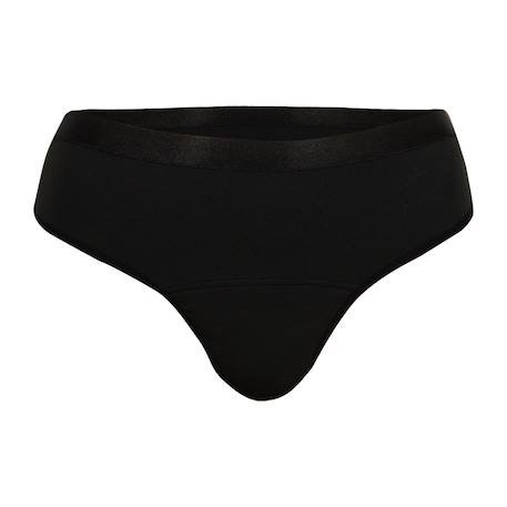 Tanga menstruel femme Noir+Skin doré 1 - vertbaudet enfant 
