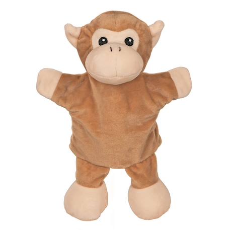 Marionnettes girafe singe éléphant Marron 3 - vertbaudet enfant 