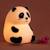 Veilleuse lumineuse tactile en silicone Chaton+Dino+Écureuil+Étoile+Fusée+Koala+Nuage+Panda+Toucan 44 - vertbaudet enfant 