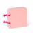 Livre de bain en silicone rose Rose 2 - vertbaudet enfant 