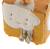 Cube d'activités bébé en coton bio - petit coeur Bleu+Jaune+Rose 6 - vertbaudet enfant 