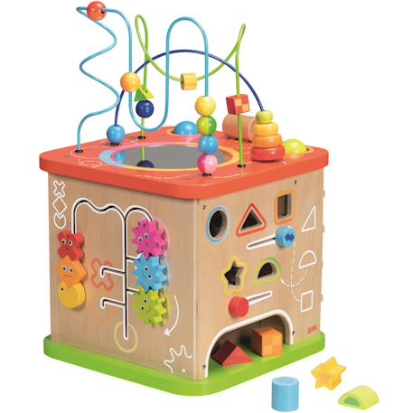 Cube d'activités et de motricité xxl Beige 1 - vertbaudet enfant 