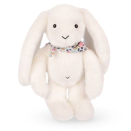 Peluche lapin fleurette 25 cm Blanc+Bleu+Orange+Rose+Vert 3 - vertbaudet enfant 