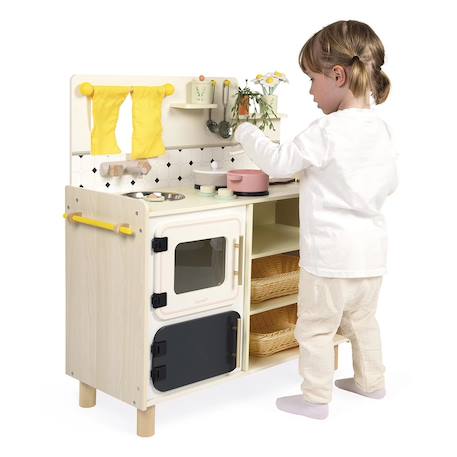 Grande cuisine en bois équipée Beige 3 - vertbaudet enfant 