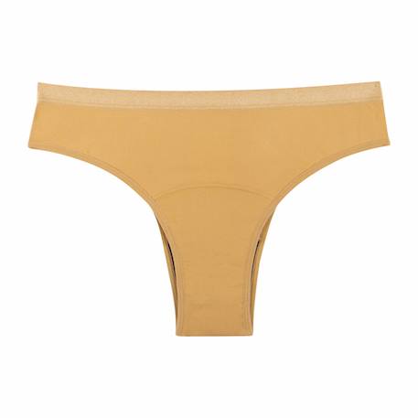 Tanga menstruel femme Noir+Skin doré 8 - vertbaudet enfant 