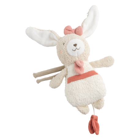 Peluche mini musical en bouclette coton bio - petit soleil Beige/bleu+Beige/jaune+Beige/rose 5 - vertbaudet enfant 