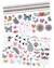75 tattoos lavables paillettes Rose 3 - vertbaudet enfant 