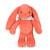 Peluche lapin fleurette 25 cm Blanc+Bleu+Orange+Rose+Vert 14 - vertbaudet enfant 