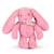 Peluche lapin fleurette 25 cm Blanc+Bleu+Orange+Rose+Vert 20 - vertbaudet enfant 
