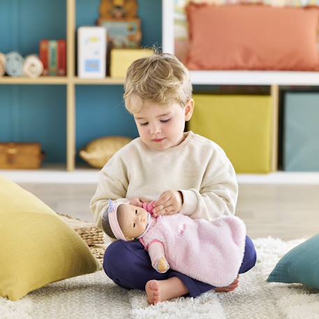 Turbulette peluche rose pour poupon 30 cm Multicolore 3 - vertbaudet enfant 