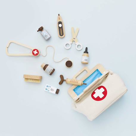 Mallette de vétérinaire et ses accessoires Beige 2 - vertbaudet enfant 