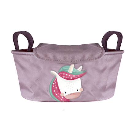 Sac organiseur de poussette sparkly la licorne Violet 1 - vertbaudet enfant 