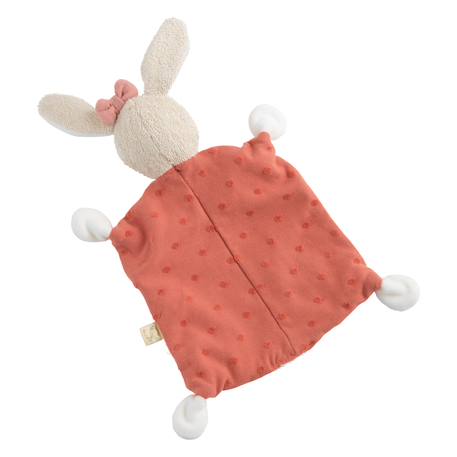 Doudou mouchoir en coton bio - petit soleil Bleu+Jaune+Rose 6 - vertbaudet enfant 