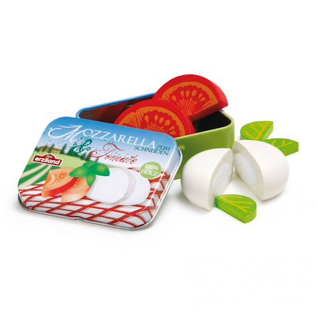 Mozzarella et tomates en bois Rouge 1 - vertbaudet enfant 