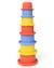 Gobelets gigognes en silicone Rouge 2 - vertbaudet enfant 