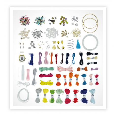 Kit créatif - méga bracelets Rose 2 - vertbaudet enfant 