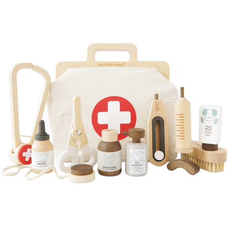Mallette de vétérinaire et ses accessoires Beige 1 - vertbaudet enfant 
