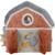 Livre d'activités tissu little farm Rouge 3 - vertbaudet enfant 
