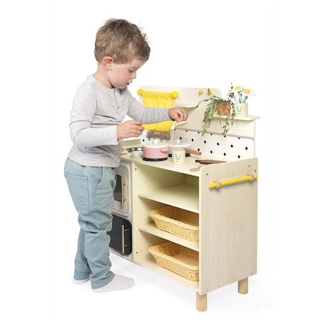 Grande cuisine en bois équipée Beige 2 - vertbaudet enfant 