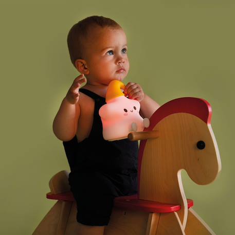 Veilleuse lumineuse tactile en silicone Chaton+Dino+Écureuil+Étoile+Fusée+Koala+Nuage+Panda+Toucan 22 - vertbaudet enfant 