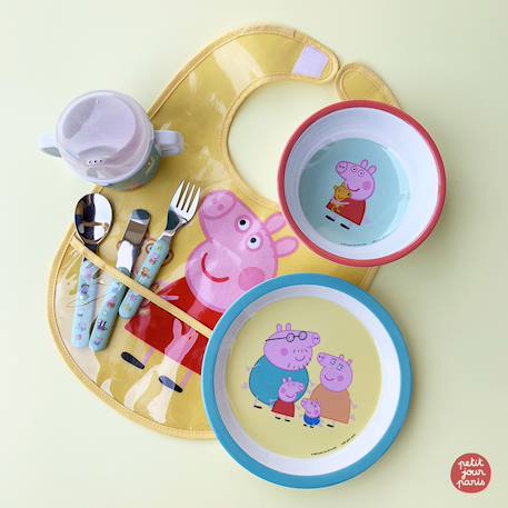 Tasse deux anses avec bec amovible peppa pig Bleu 5 - vertbaudet enfant 