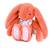 Peluche lapin fleurette 25 cm Blanc+Bleu+Orange+Rose+Vert 13 - vertbaudet enfant 