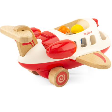 Routoudou - avion de ligne Rouge 3 - vertbaudet enfant 