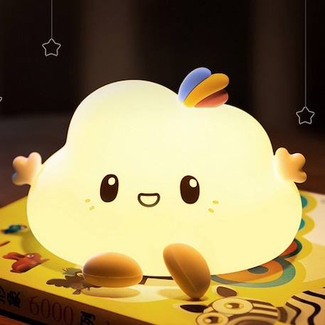 Veilleuse lumineuse tactile en silicone Chaton+Dino+Écureuil+Étoile+Fusée+Koala+Nuage+Panda+Toucan 40 - vertbaudet enfant 