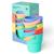 Seaux empilables en silicone Vert 4 - vertbaudet enfant 