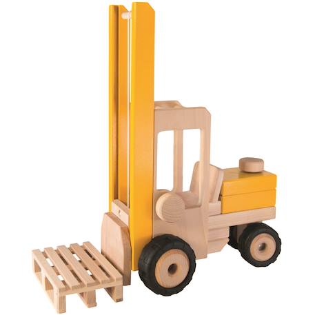 Chariot élévateur Jaune 1 - vertbaudet enfant 