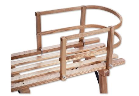 Dossier pour luge en bois Marron 2 - vertbaudet enfant 