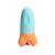 Squezzi fusée en silicone Bleu 5 - vertbaudet enfant 