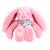 Peluche lapin fleurette 25 cm Blanc+Bleu+Orange+Rose+Vert 18 - vertbaudet enfant 