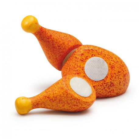 Poulet grillé en bois à couper Orange 1 - vertbaudet enfant 
