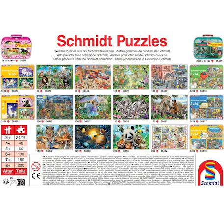Puzzle opération de police 100 pcs Bleu 4 - vertbaudet enfant 