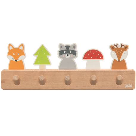 Portemanteau les amis de la forêt Beige 1 - vertbaudet enfant 