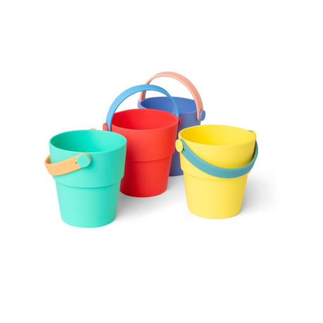 Seaux empilables en silicone Vert 3 - vertbaudet enfant 