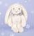 Peluche lapin fleurette 25 cm Blanc+Bleu+Orange+Rose+Vert 5 - vertbaudet enfant 