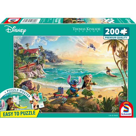 Puzzle lilo et stitch 200 pièces Vert 1 - vertbaudet enfant 