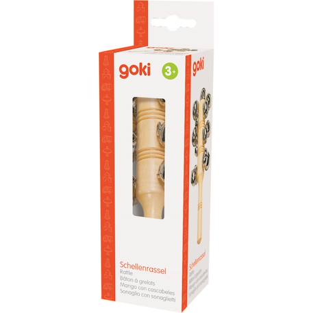 Bâton avec 13 clochettes Beige 2 - vertbaudet enfant 