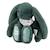 Peluche lapin fleurette 25 cm Blanc+Bleu+Orange+Rose+Vert 25 - vertbaudet enfant 