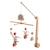 Mobile musical en bois avec jouets en coton - petit soleil Bleu+Jaune+Rose 6 - vertbaudet enfant 