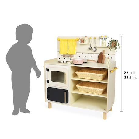 Grande cuisine en bois équipée Beige 4 - vertbaudet enfant 