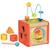 Cube de motricité et d'activités musicales Rouge 1 - vertbaudet enfant 