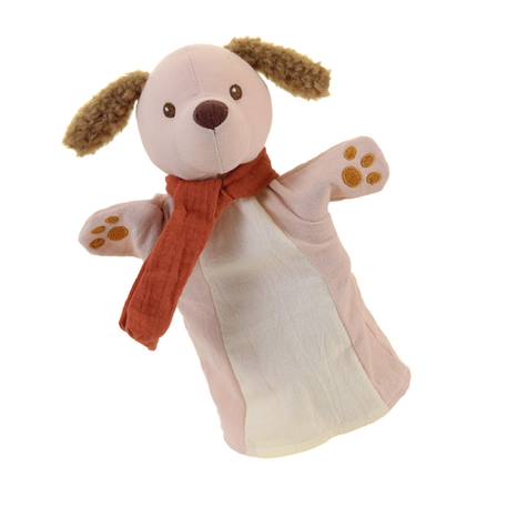 Marionnette chien Beige 2 - vertbaudet enfant 