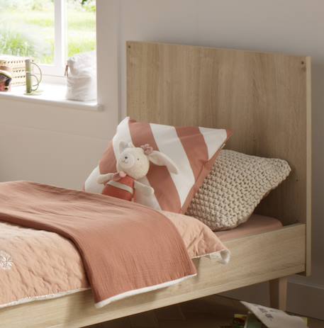 Doudou en coton bio - petit soleil Beige+Bleu+Rose 7 - vertbaudet enfant 