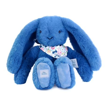 Peluche lapin fleurette 25 cm Blanc+Bleu+Orange+Rose+Vert 6 - vertbaudet enfant 