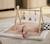 Cube d'activités bébé en coton bio - petit coeur Bleu+Jaune+Rose 9 - vertbaudet enfant 